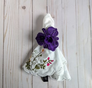 Orchid Handwoven Iraca Napkin Ring - Solid Color (one solid color) / Purple
