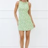 Lips Sealed Mini Dress Sage