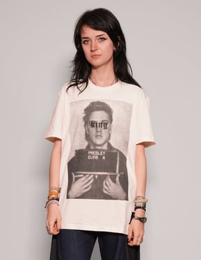 The King' T-Shirt in Ecru