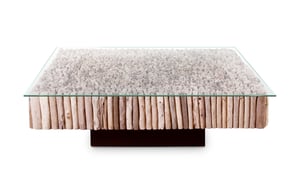 Manhattan Coffee Table, Square, With Glass