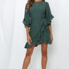 Never Regret Anything Dress Green