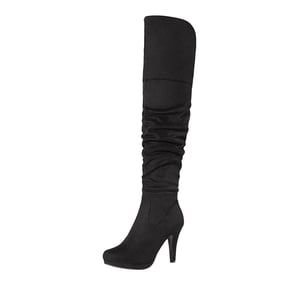 DREAM PAIRS Over The Knee Chunky Heel Boots