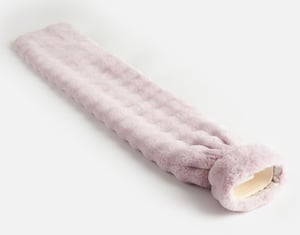 QE Home Mini Bubble Lumbar Hot Water Bottle in Pink Dawn
