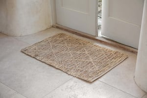 nkuku Vandi Jute Doormat | Rugs | Natural | 60 x 90 cm