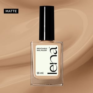 LENA Matte Breathable & Water-Permeable Halal Nail Polish - I Can't Bare It All - LE51