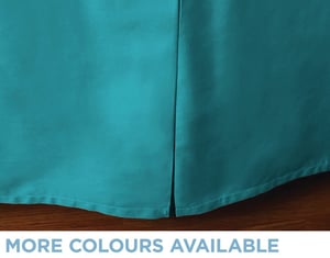 QE Home Cotton Blend Bedskirt Discontinued Colours, Blue, Queen