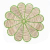 Clover Handwoven Iraca Placemat - Light Green