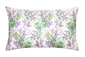 Iridescent Garden Pure Silk Pillowcase - Super King / Iridescent Garden
