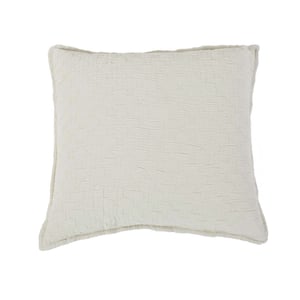 Ojai Cotton Euro Sham   Greige