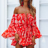 Made In The Aftermath Romper Red
