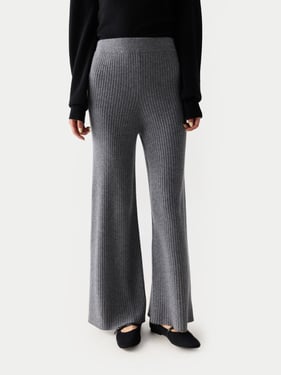 Cashmere Pants - XL / dim gray / WK370-1300