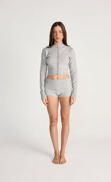 Fireside Top (Grey Marle) - US 8