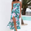 Tropical Day Maxi Dress Green