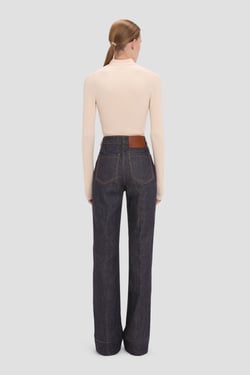 Victoria Beckham Mila Top In Sandstone - XL - Womens