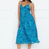 Fresh Nectar Midi Dress Blue