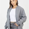 Brave Soul Borg Lined Jacket - Grey - M