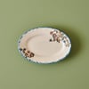 Vintage Oval Porcelain Serving Platter - 7.75"
