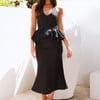 Yasmine Midi Skirt Black