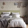 White Henry Brushed 100% Organic Cotton Flat Sheet