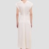 Victoria Beckham Aria Midi Dress In Ivory - 16 - Womens