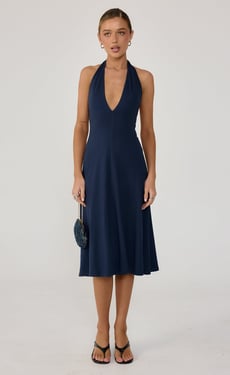 Sable Midi Dress (Navy) - US 0