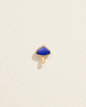 Inlay Mushroom Stud