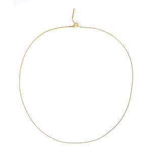 Unisex Rolled Snake Chain Necklace Gold