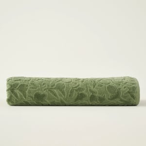 Jolia Cotton Bath Towels - Green