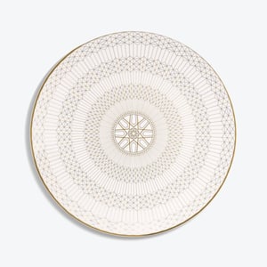 Arcadia Gold & Platinum Charger Plate - Gold | Baccarat