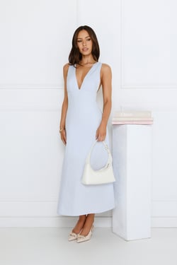 Iconic Moments Midi Dress Blue