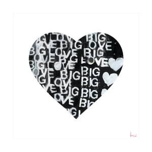 Love Big Love Inside Out Art Print