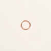 9mm Rose Plain Hoop