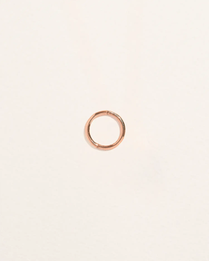 9mm Rose Plain Hoop