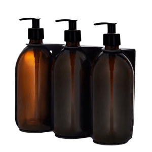 Black Triple Wall Mounted Soap Dispenser