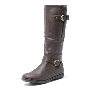 DREAM PAIRS Fur Knee High Winter Boots
