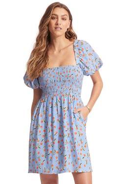Summer Crush Mini Dress Blue - L