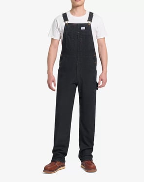 Mens' Regular Fit Flexible Denim Bib Overall
