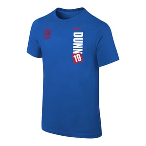 Youth Nike USWNT Vertical Dunn Royal Tee / XL
