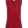 Weird Fish Arenas Organic Outfitter Cotton Vest Chilli Red Size 10