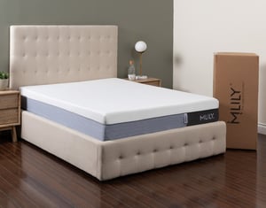 QE Home Oasis Hybrid Mattress, White, Queen