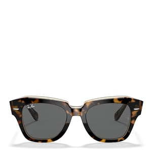 Ray-Ban RB2186 1292B1 49 State Street Sunglasses Polished Havana