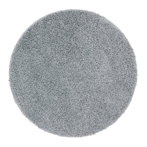 My Rug - Blue Fleck Washable Rug - 100cm Dia Circle