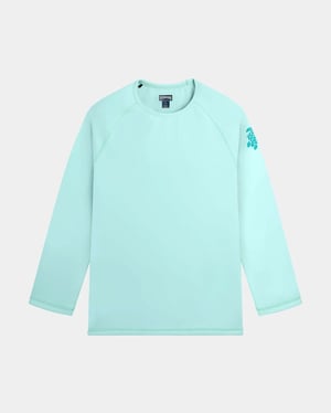 Vilebrequin - Men Uv Protection Long Sleeves Rashguard Solid - Rashguard - Regulary - Blue - Size XXL