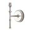 Single Chukka Wall fitting in antiqued silver