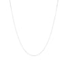 Fine Box Chain Necklace Sterling Silver