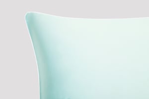 Teal Breeze Pure Silk Pillowcase - Super King / Ivory