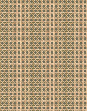 Faux Caning' Wallpaper by Wallshoppe - Umber - Traditional - Sample