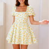 Picnic Dreams Mini Dress Orange