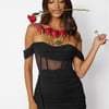 Make It Short Mini Dress Black