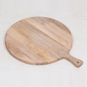 Charlotte Wood Round Serving Board - Medium